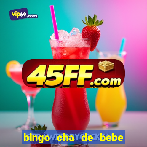 bingo cha de bebe cartelas para imprimir